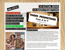 Tablet Screenshot of anactualbookonradiopromotions.com